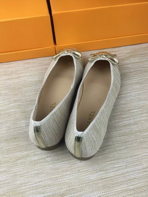 CHANEL Shallow mouth flat shoes Women--148